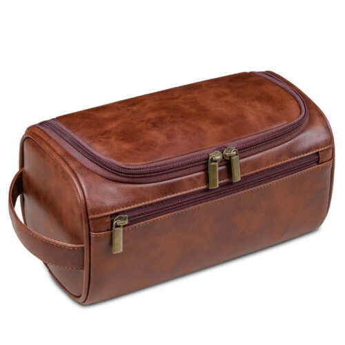 Men's Leather Toiletry Bag