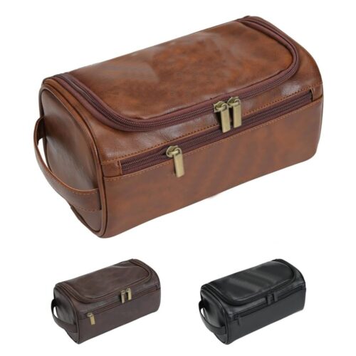Men's Leather Toiletry Bag