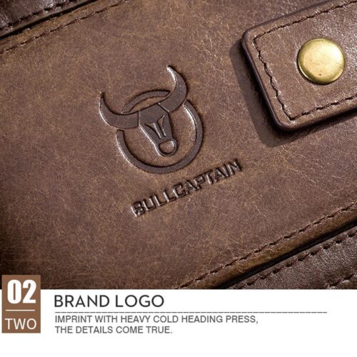 BULLCAPTAIN Mens Leather Wallet