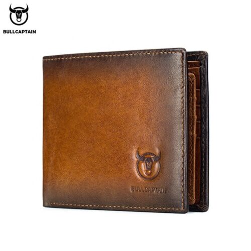 BULLCAPTAIN Genuine Leather Wallet
