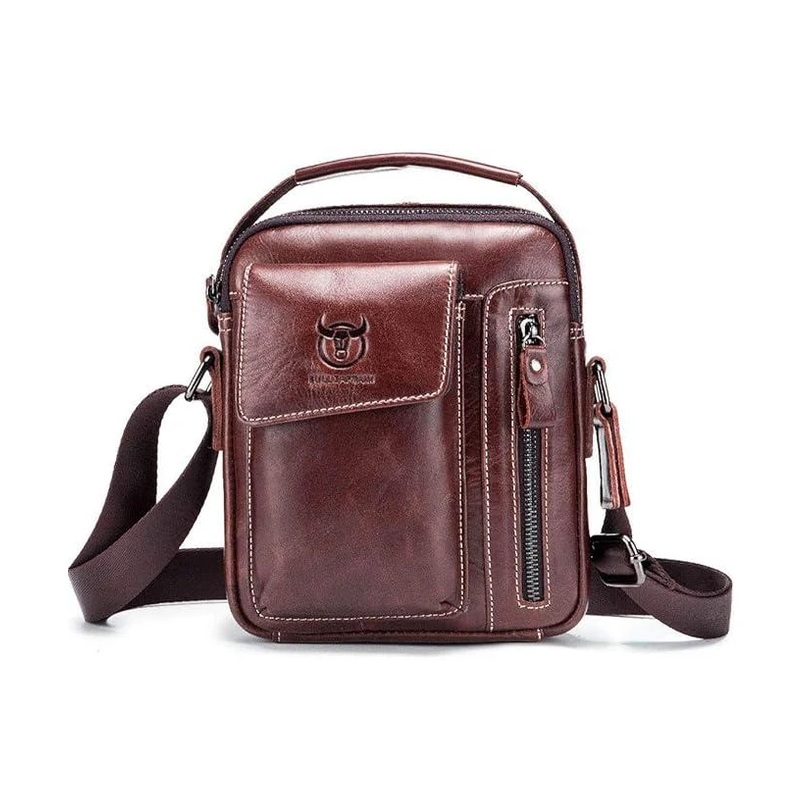 BULLCAPTAIN Leather Shoulder Bag