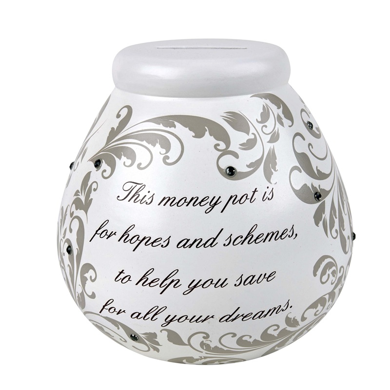Pot Of Dreams Fleur De Lys Silver