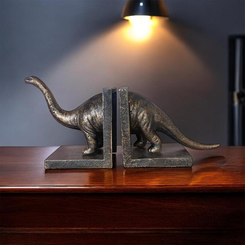 Brontosaurus Dinosaur Bookends