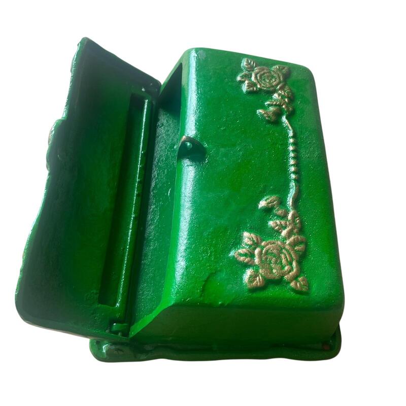Cast Iron Rose Letter Box