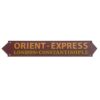 Orient Express Train Sign