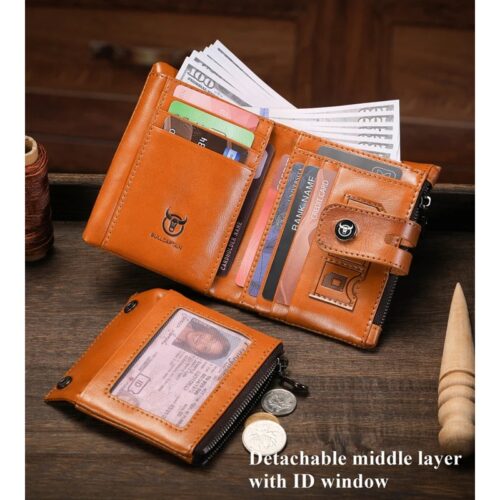 BULLCAPTAIN Leather Wallet