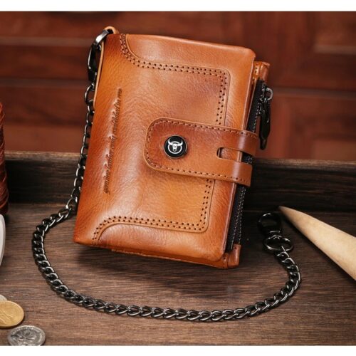 BULLCAPTAIN Leather Wallet