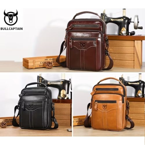BULLCAPTAIN Leather Crossbody Bag