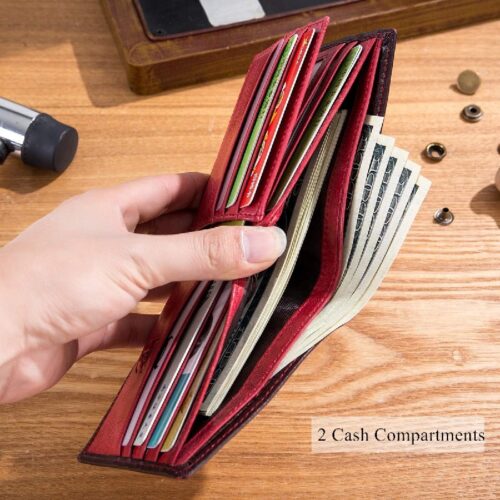 BULLCAPTAIN Genuine Leather Wallet
