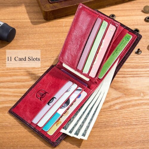 BULLCAPTAIN Genuine Leather Wallet
