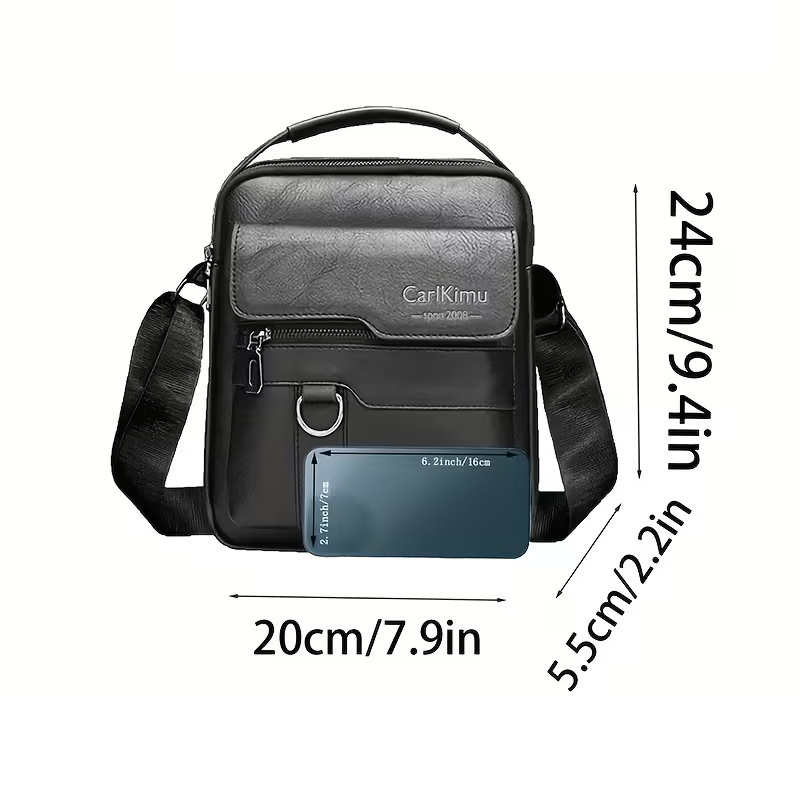 CarlKimu Black Shoulder Bag