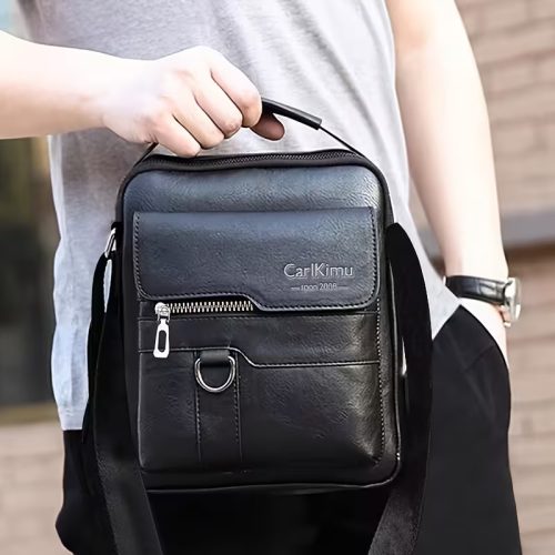 CarlKimu Black Shoulder Bag