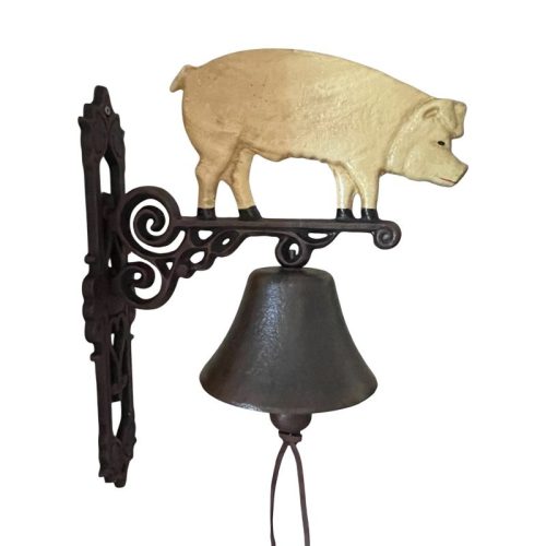 Cast Iron Pig Bell