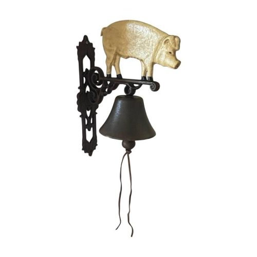 Cast Iron Pig Bell