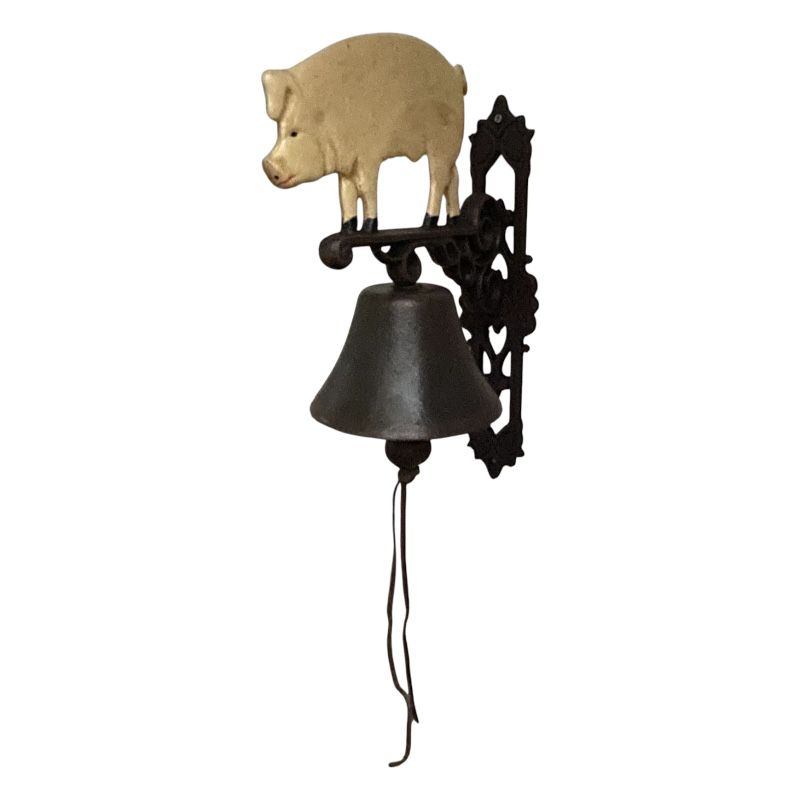 Cast Iron Pig Bell