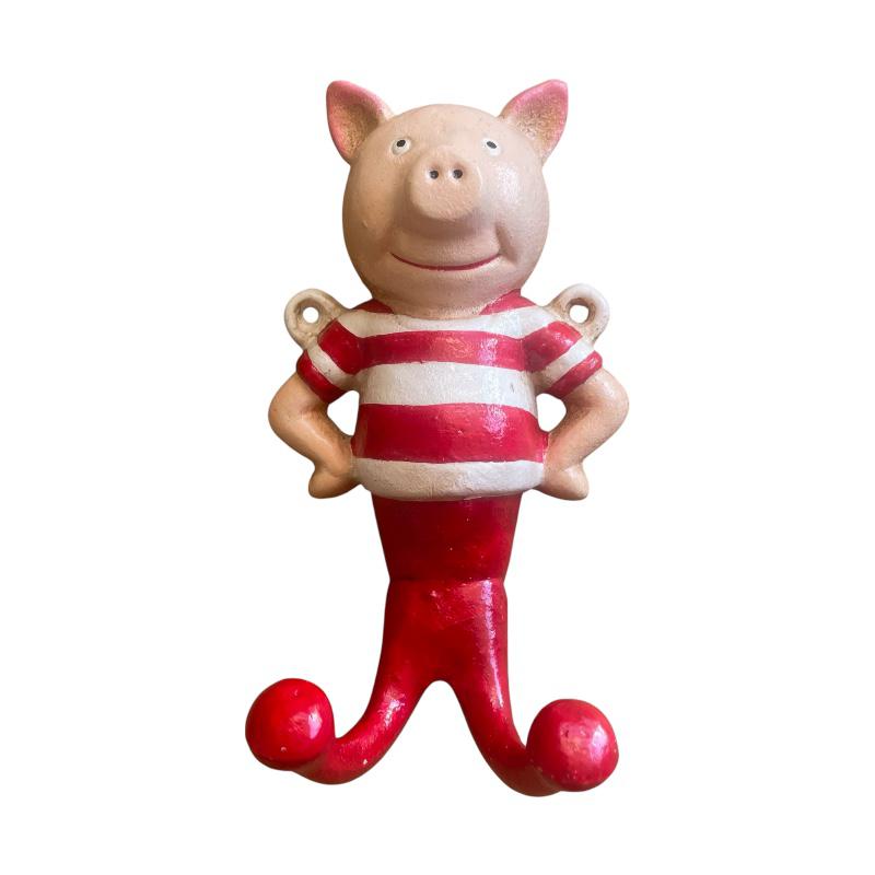 Cast Iron Red Pig Hook