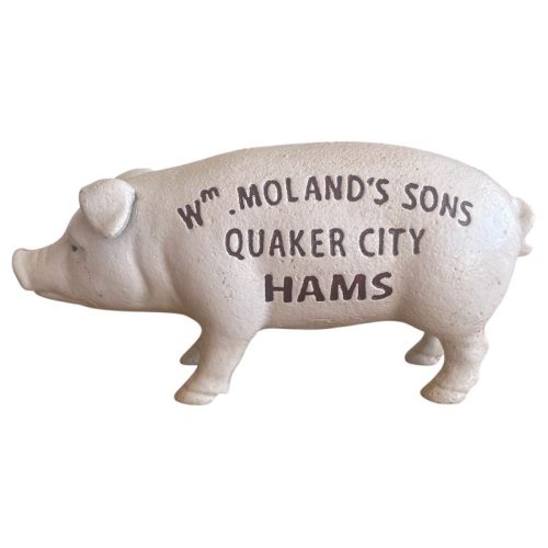Cast Iron W Molands Piggy Bank