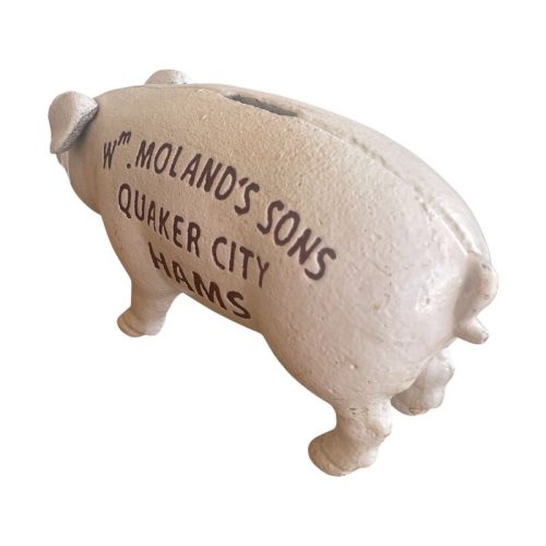 Cast Iron W Molands Piggy Bank