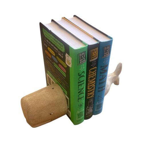 Cast Iron Whale Bookends