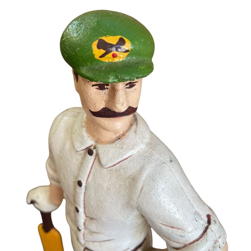 Cricketer Doorstop White