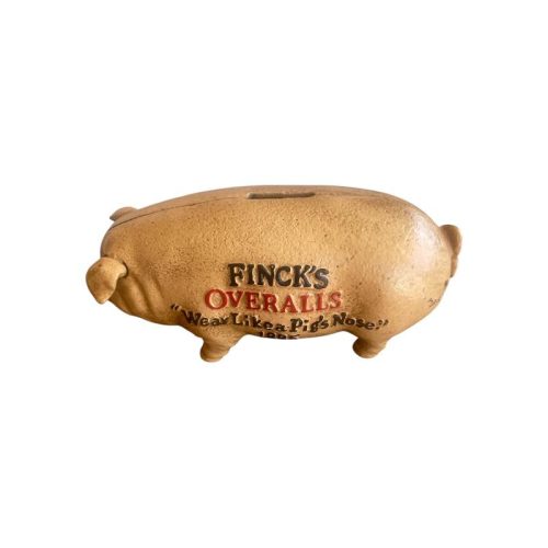 Fincks Overalls Pig Bank