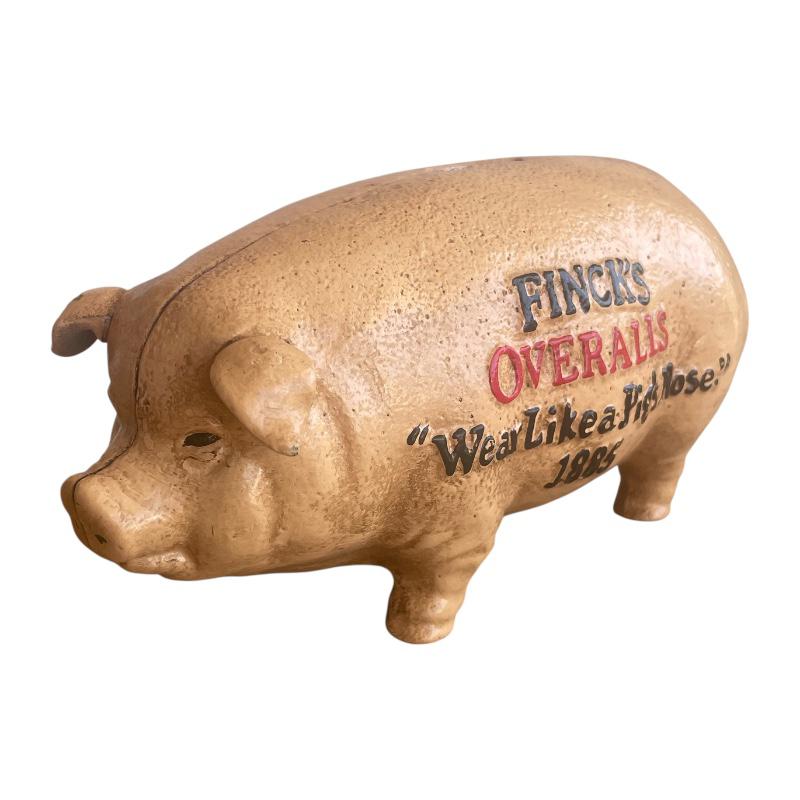 Fincks Overalls Pig Bank