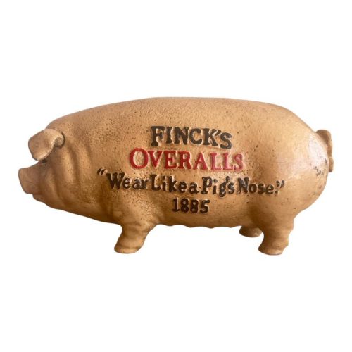 Fincks Overalls Pig Bank
