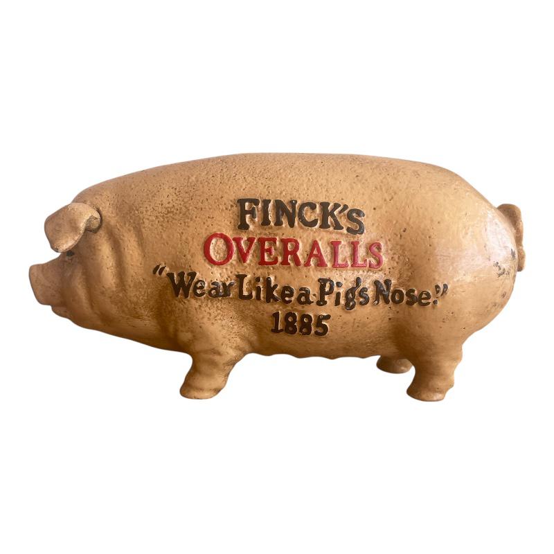Fincks Overalls Pig Bank