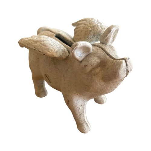 Small Flying Pig Bank