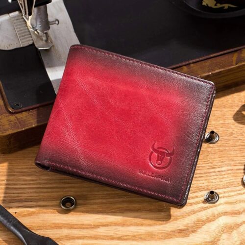 BULLCAPTAIN Genuine Leather Wallet