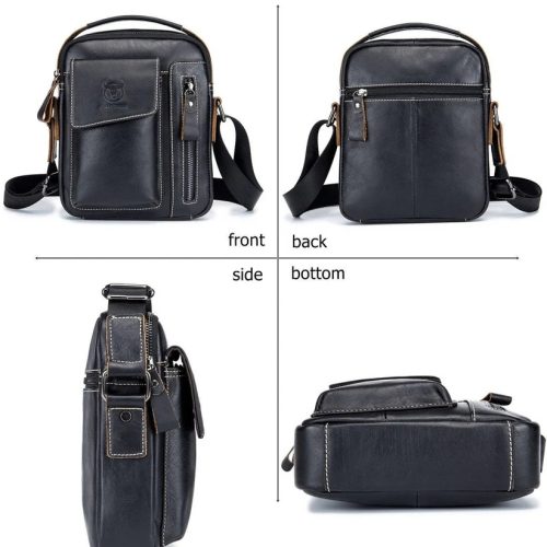 BULLCAPTAIN Leather Crossbody Bag