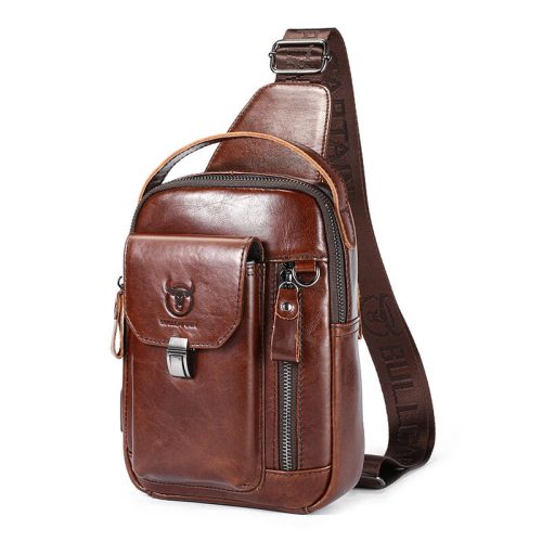 BULLCAPTAIN Leather Chest Bag