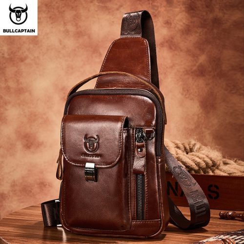 BULLCAPTAIN Leather Chest Bag