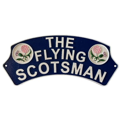 The Flying Scotsman Train Sign