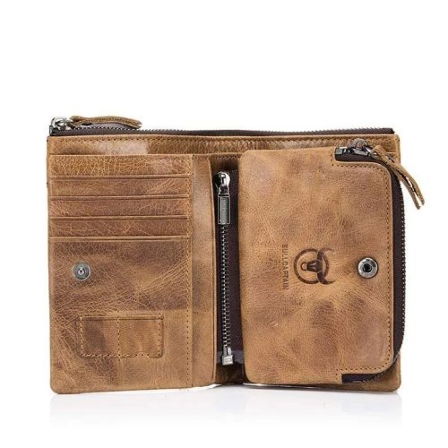 Bullcaptain Genuine Leather RFID Wallet