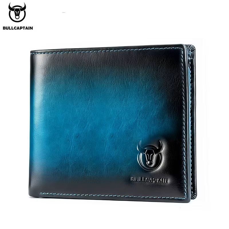 BULLCAPTAIN Genuine Leather Wallet
