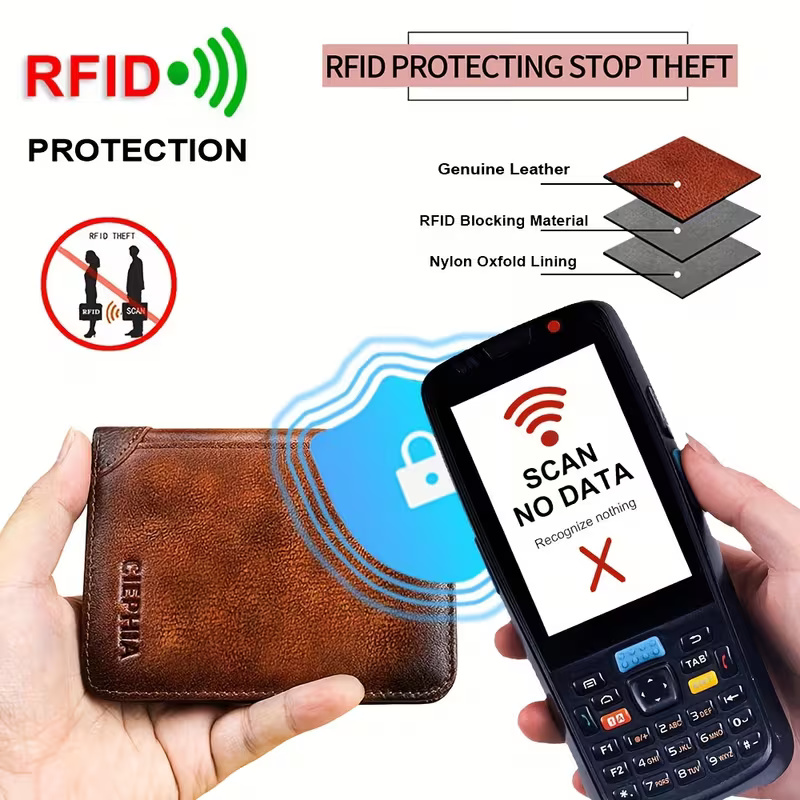 CIEPHIA Leather Card Holder Wallet