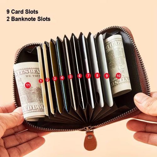 CIEPHIA Leather Card Holder Wallet